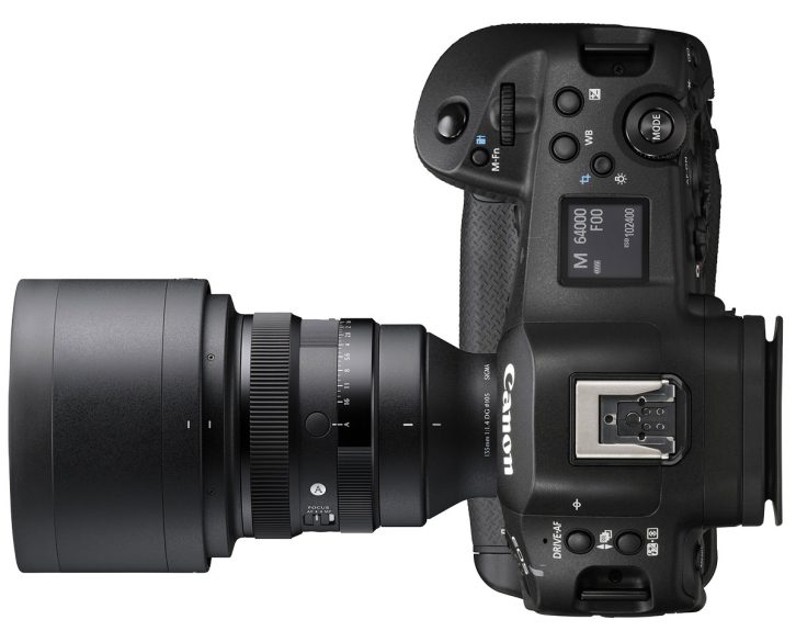 Sigma 135mm f/1.4 DG Art Lens and Canon EOS R1